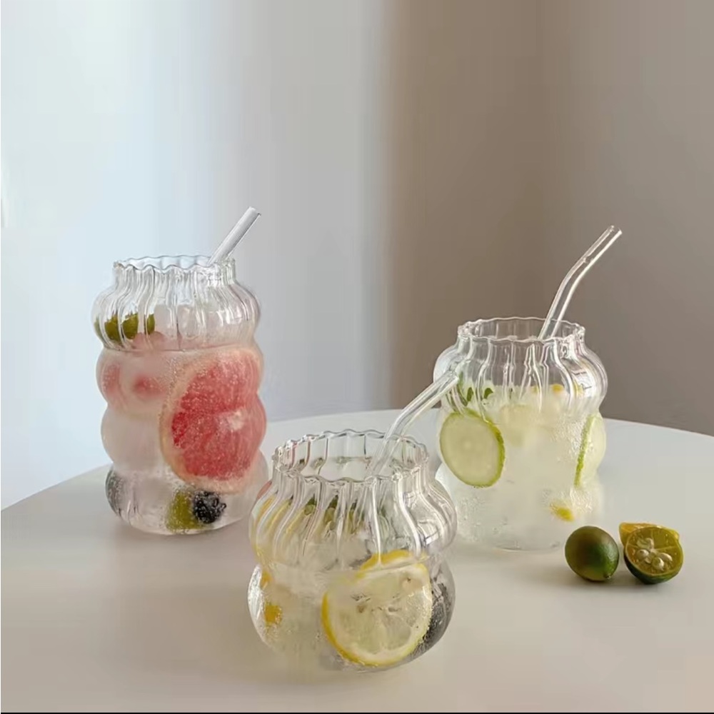 Aesthetic Glass, Perfect cold Drinks Or Your Cold coffee in the mornings